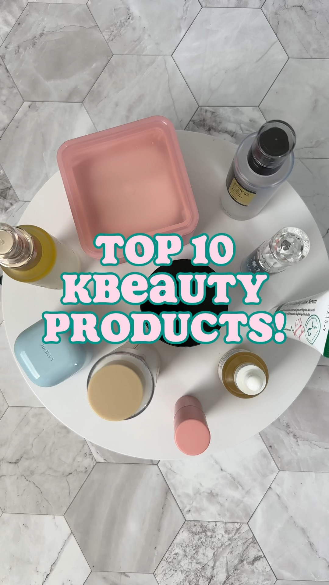 Top 10 #KBeauty Products! 

10. d’alba Piedmont – Italian White Truffle First Spray
9. Dongyu – 5% Caffeine Eye Serum and Under Eye Roller
8. Axis-Y – Dark Spot Correcting Glow Serum
7. Beauty of Joseon – Glow Serum
6. Kahi – Wrinkle Bounce All-in-One Hydrating Multi-Balm
5. I’m From – Rice Toner
4. Laneige – Water Bank Blue Hyaluronic Eye Cream
3. COSRX – Advanced Snail 92 All-in-One Cream
2. COSRX – Advanced Snail 96 Mucin Power Essence
1. Mediheal – Collagen Ampoule Pad

#koreanskincare #kbeautyskincare #trendingskincare #viralskincare #glassskin #glassskinroutine

#LTKbeauty #LTKVideo #LTKMostLoved