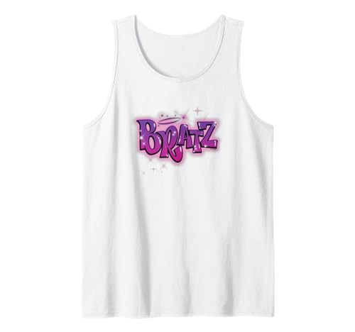 Bratz Pink Purple Sparkle Logo Tank Top | Amazon (US)