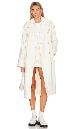 Maisie Trench Coat in Bone | Revolve Clothing (Global)