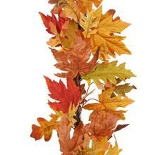 6ft. Orange & Amber Maple Leaves Garland by Ashland® | Michaels Stores