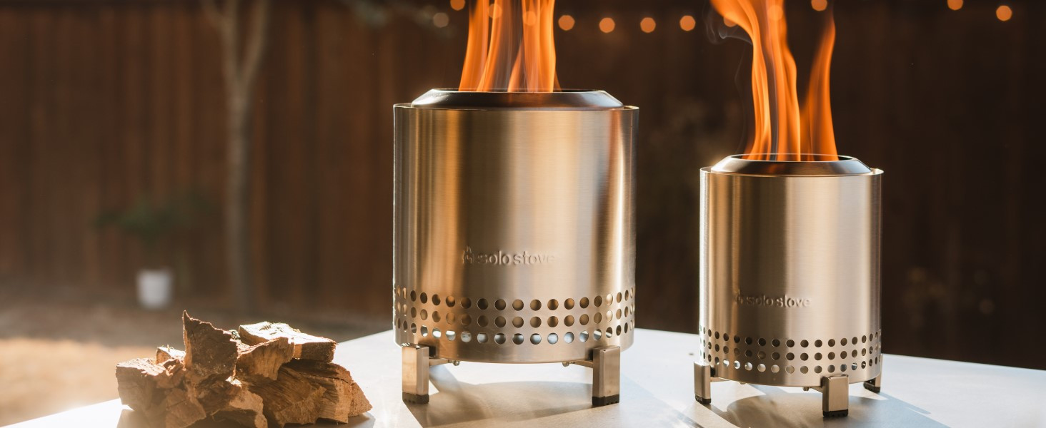 Solo Stove Mesa XL Tabletop Fire Pit with Stand | Low Smoke Outdoor Mini Fire for Urban & Suburbs... | Amazon (US)