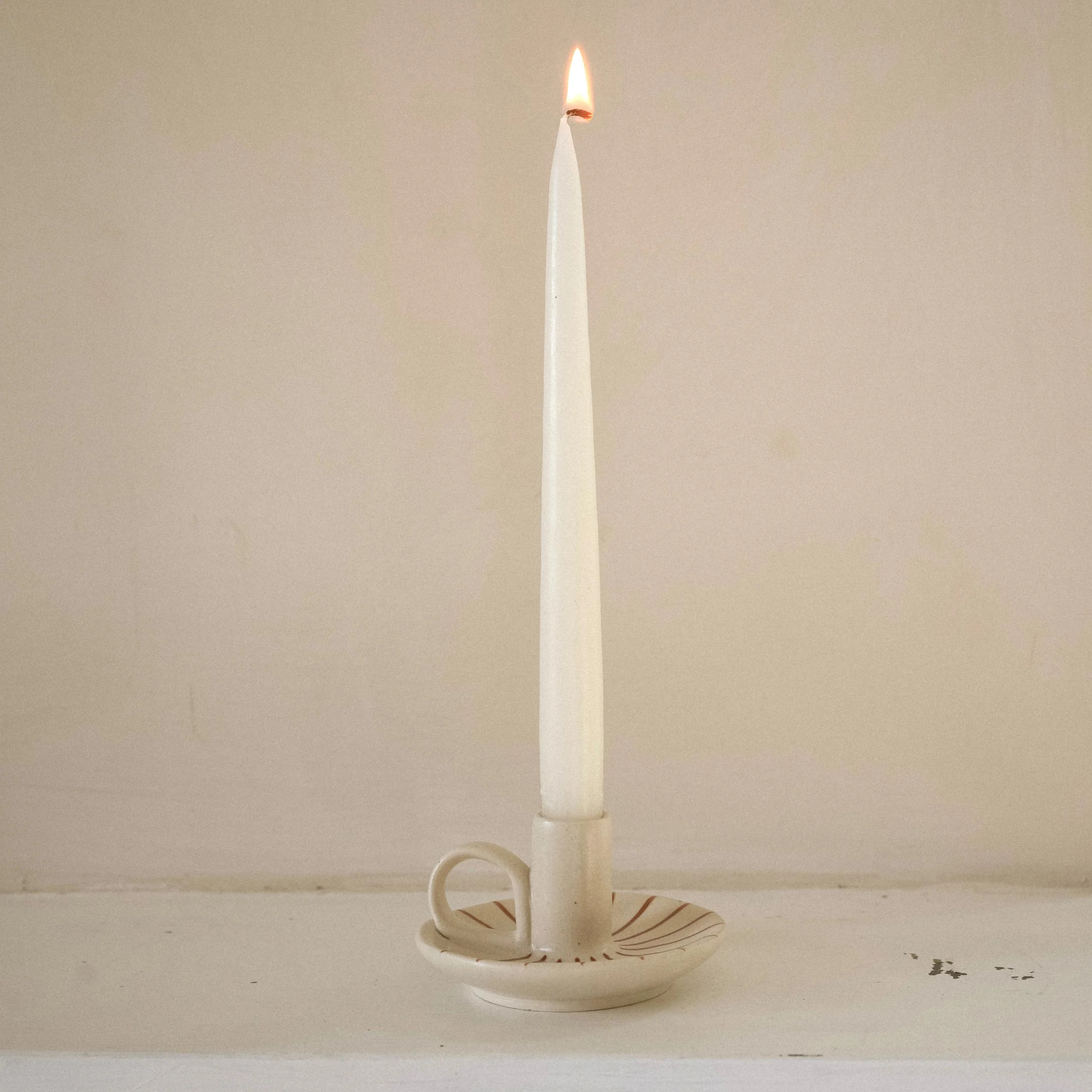 Burnt Orange Wee Willy Winkee Candle Holder | Piglet