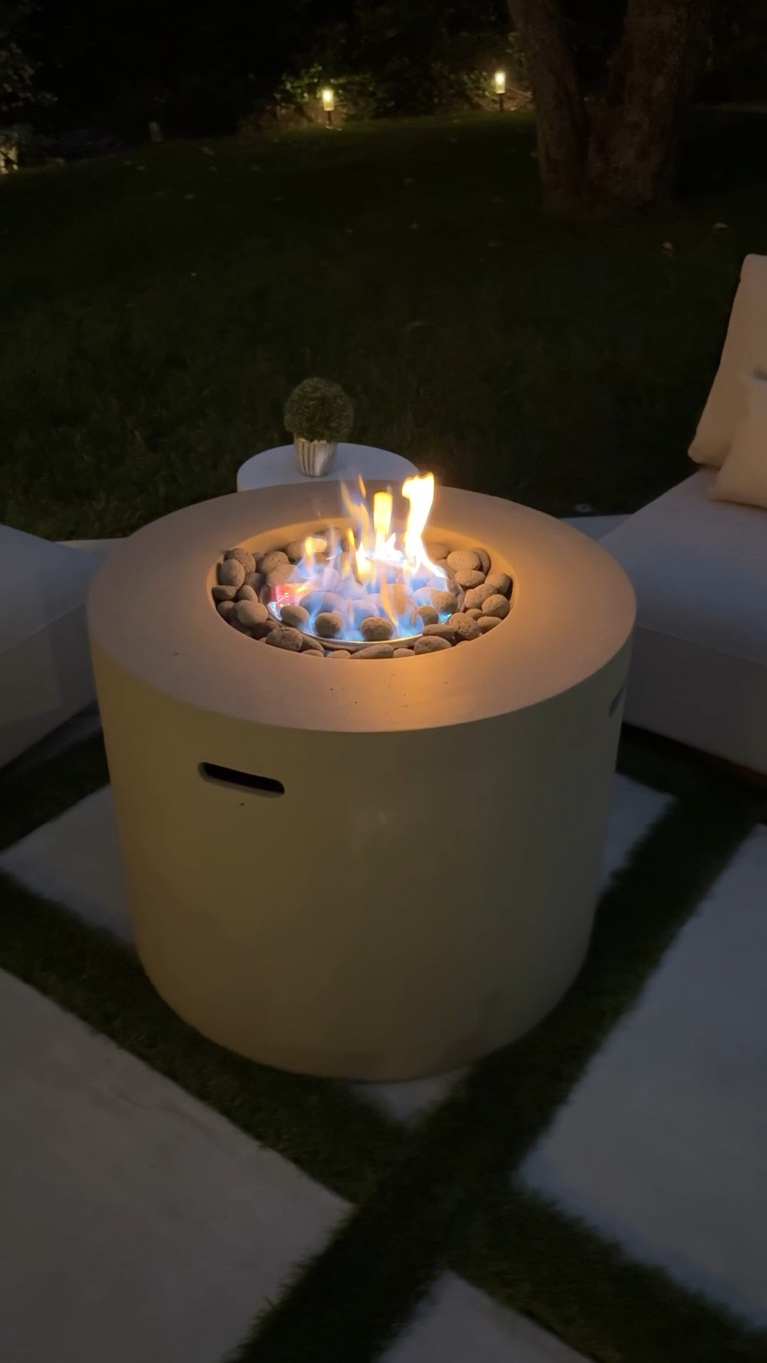Fire pit on sale! Love that this has an enclosed tank! I used these rocks with it!

#LTKHome #LTKSaleAlert #LTKSeasonal