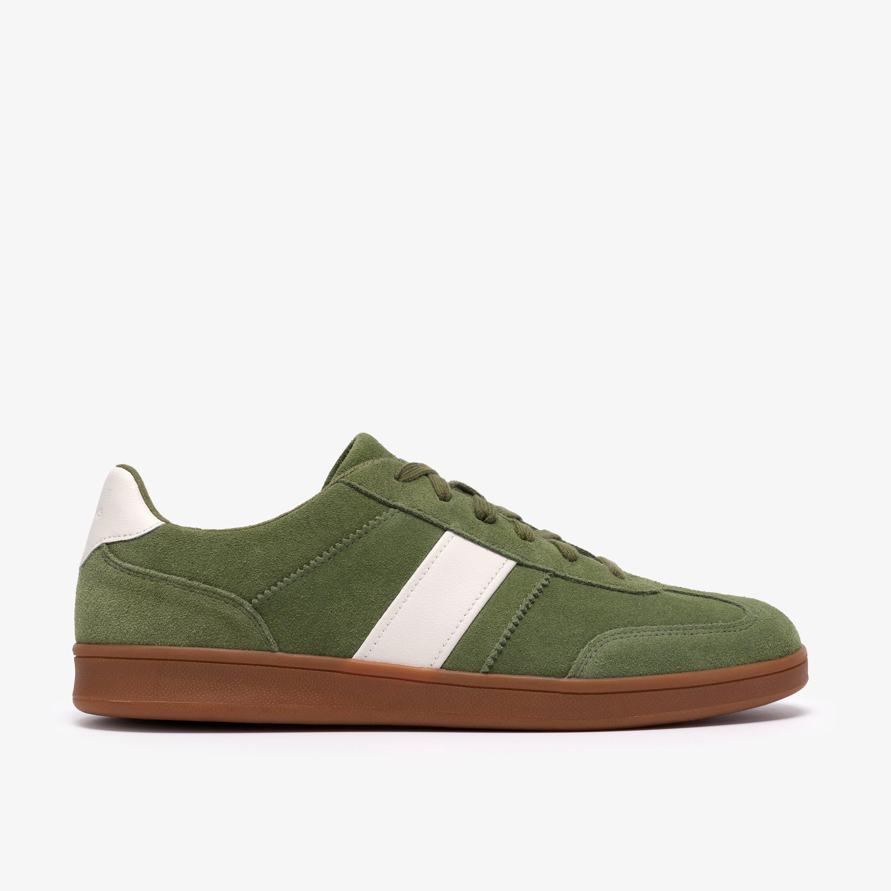 Mens Seco Speed Green Suede Sneakers | Clarks | Clarks (US)