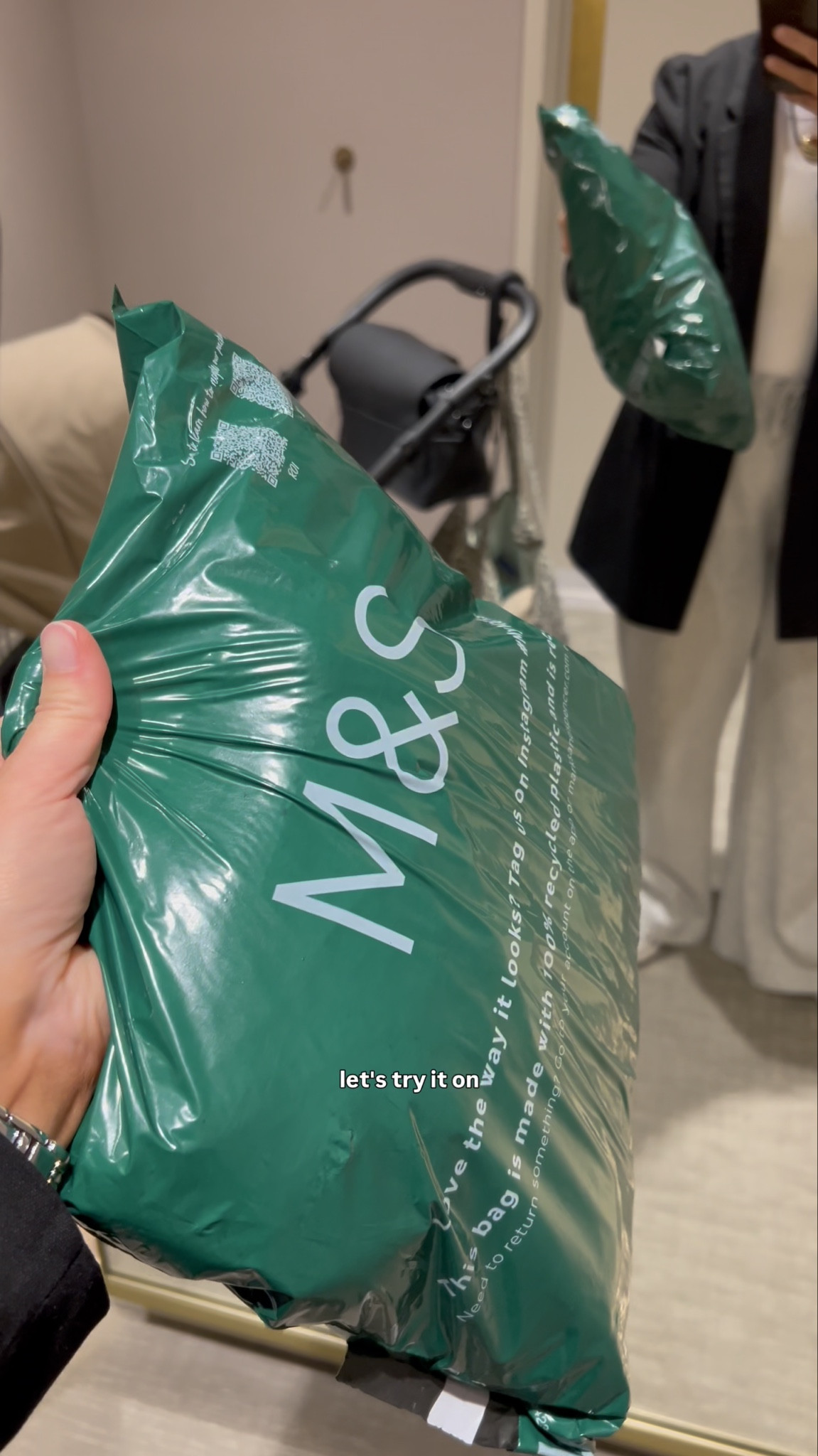 M&S click & collect try on 

I am wearing a 14 in them all and regular length in the trousers. 