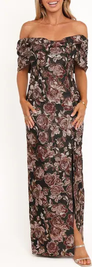 Lilia Off the Shoulder Maxi Cocktail Dress | Nordstrom