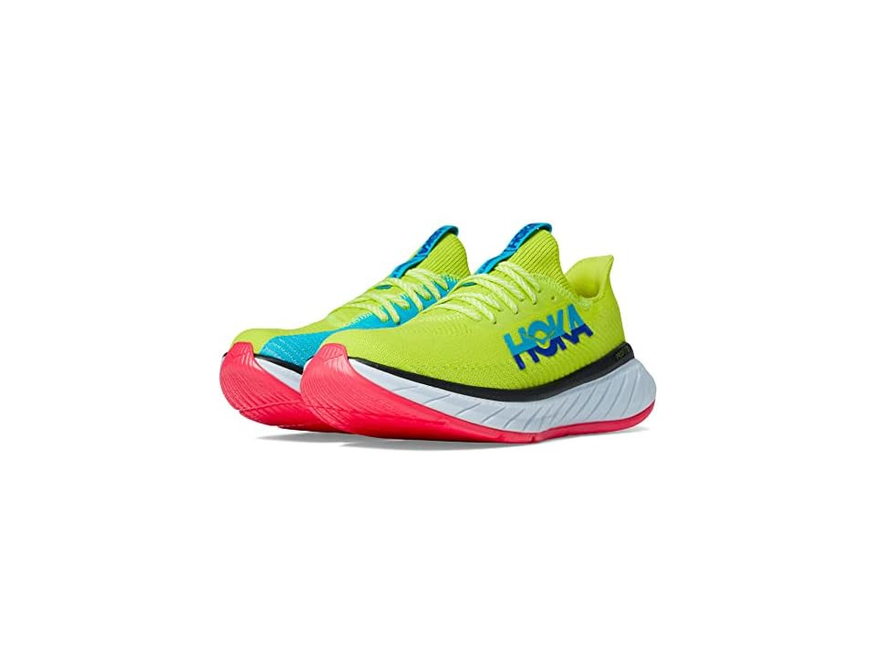 Hoka Carbon X 3 (Evening Primrose/Scuba Blue) Men's Shoes | Zappos