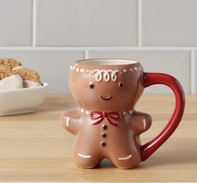Holiday Ceramic Threshold Target Gingerbread Man Mug Christmas NEW | eBay US
