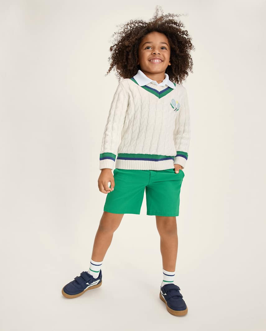 Gymboree | Boys | Ripstop Performance Pull On Shorts - Club House in Green | Size 12-18 M | Polyester/Spandex | Gymboree