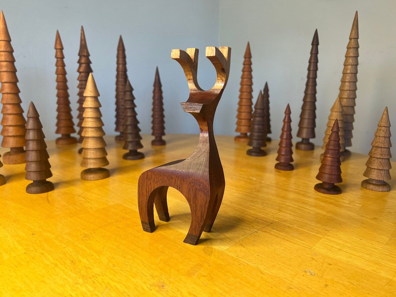 Wood Reindeer - Etsy | Etsy (US)