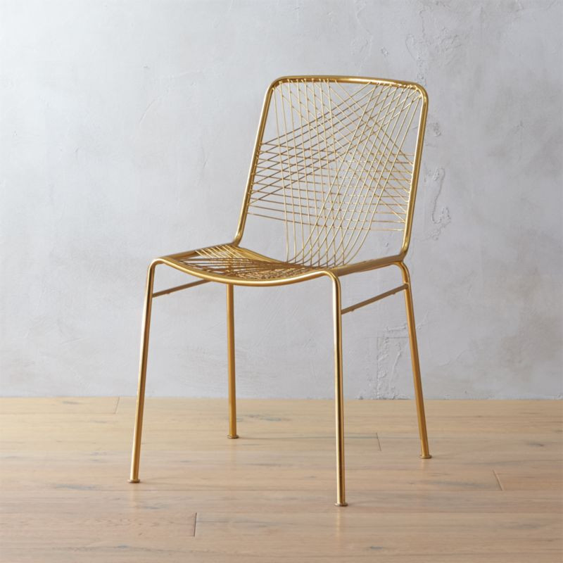 Alpha Brass Chair + Reviews | CB2 | CB2