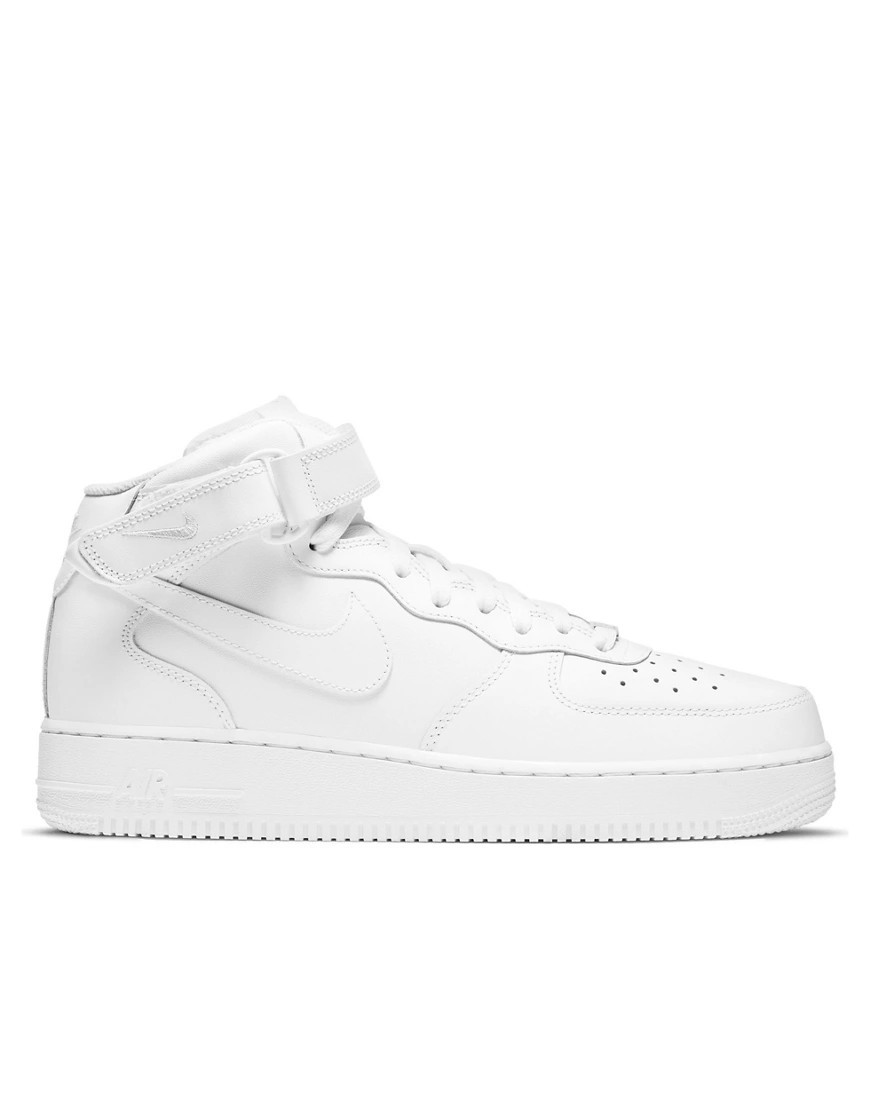 Nike Air Force 1 '07 Mid sneakers in white | ASOS (Global)