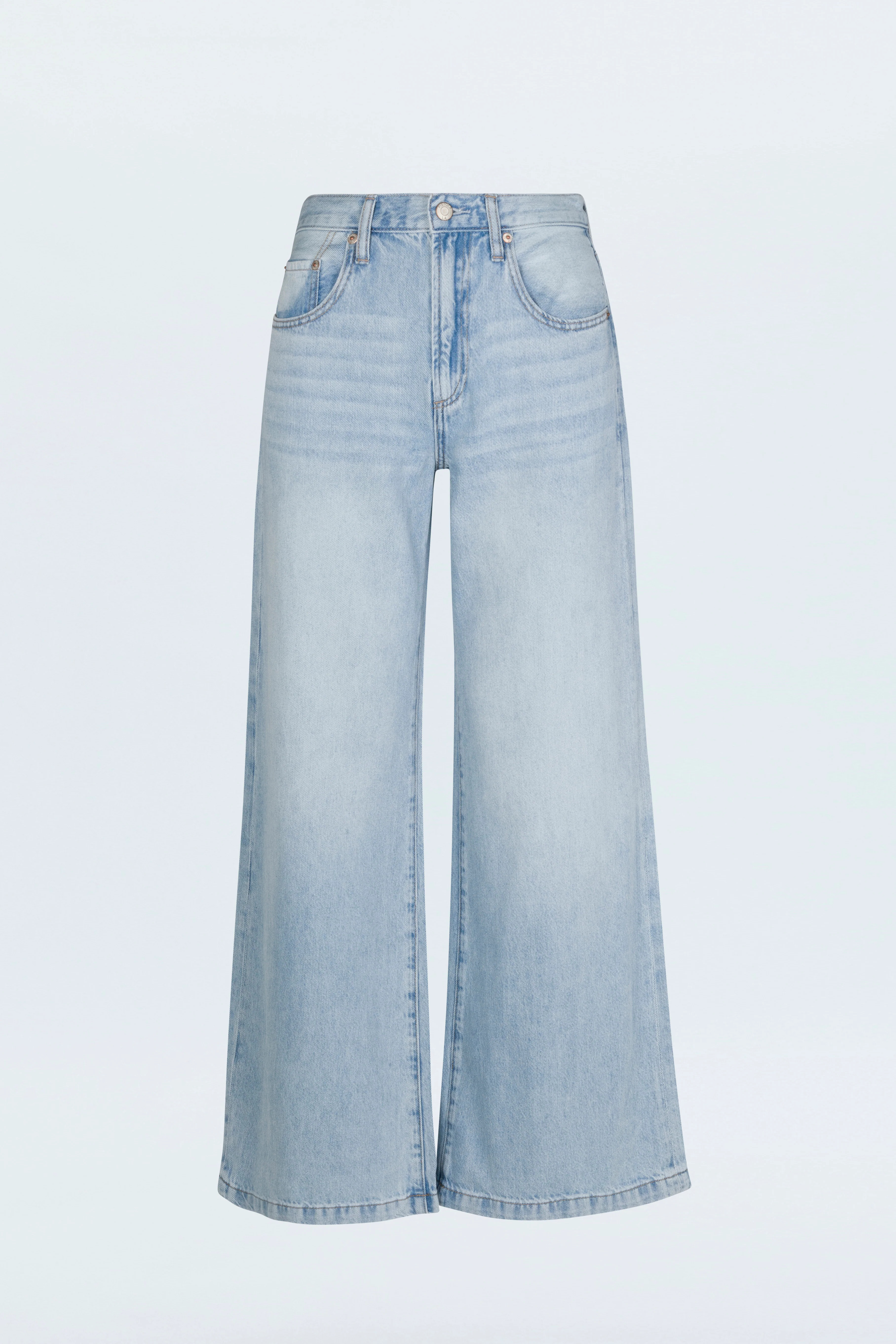 Jadyn Low Slung Palazzo Jean - Chateau | Pistola Denim