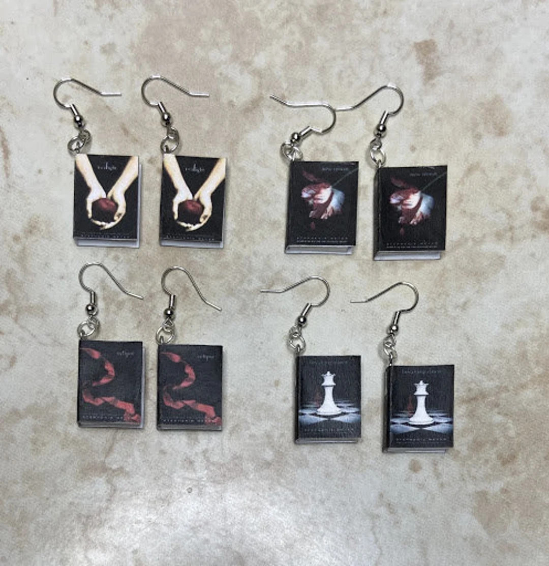 Twilight Saga Book Earrings | Etsy (US)