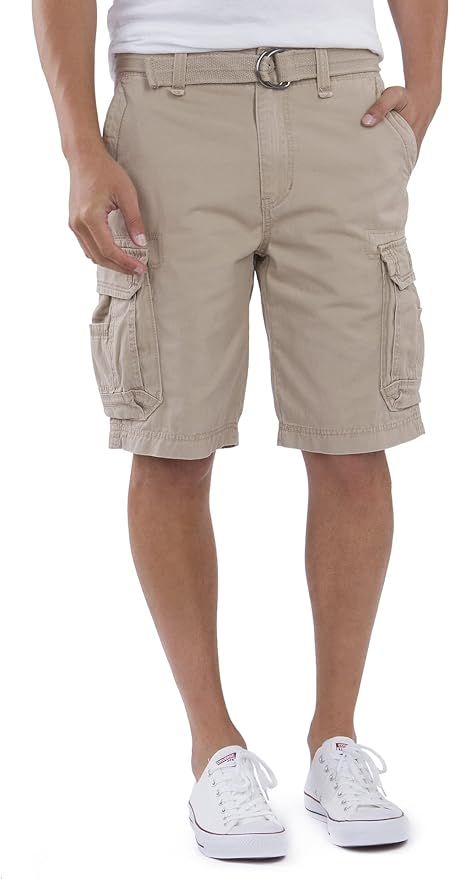 UNIONBAY Men's Survivor Belted Cargo Short-Reg and Big & Tall Sizes | Amazon (US)