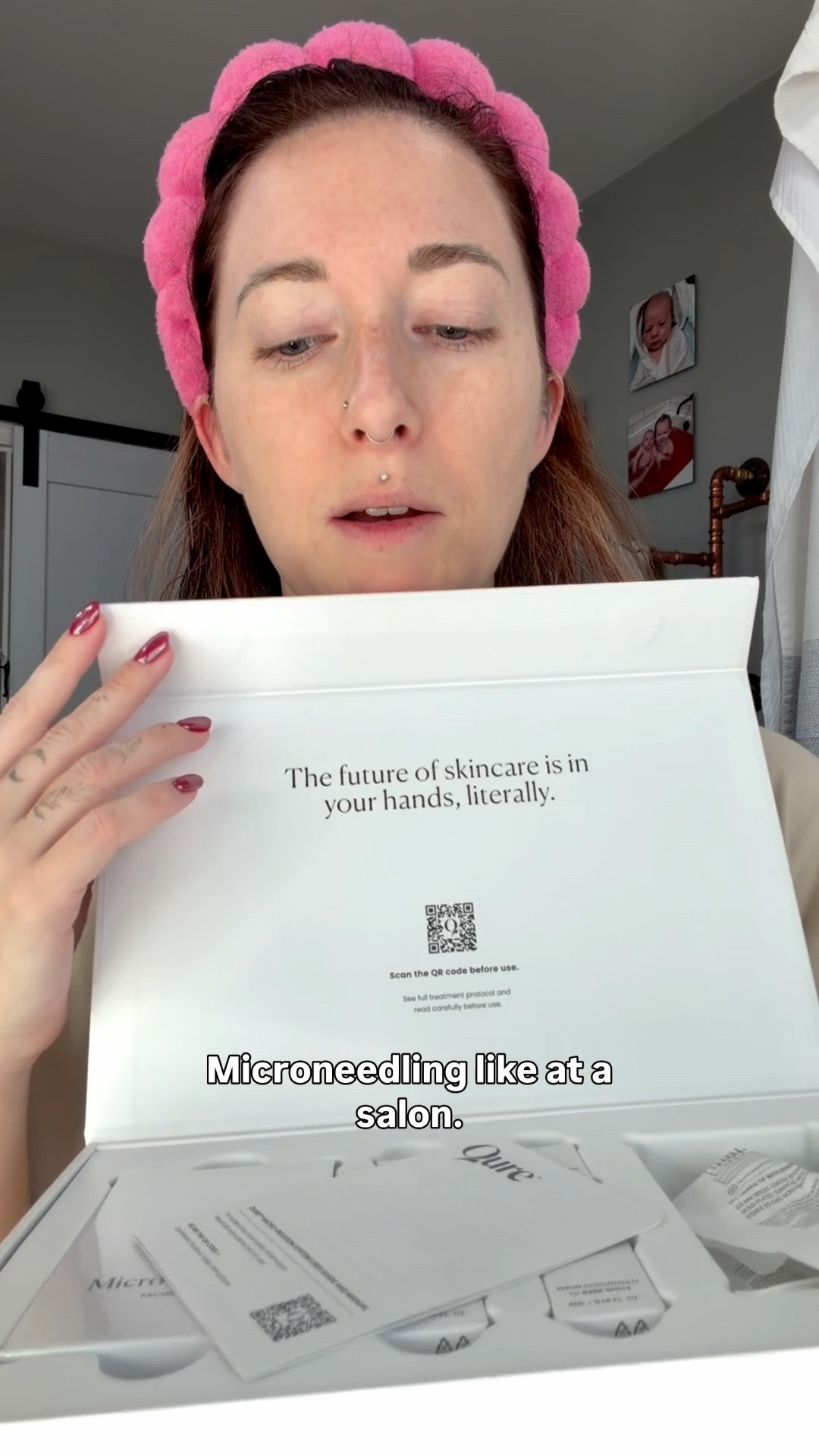 THIS WAS AN ABSOLUTE YES FOR ME!!! 
🤘🏻 even though it is SLIGHTLY painful lol
💉I have ALWAYS wanted to try microneedling because it’s sooo good for ance scars BUT going to a salon is sooo expensive 😭 for less than the price of ONE salon session I got 2 months worth of treatments in this kit!!! 
Would you try this?!?! 

#LTKBeauty