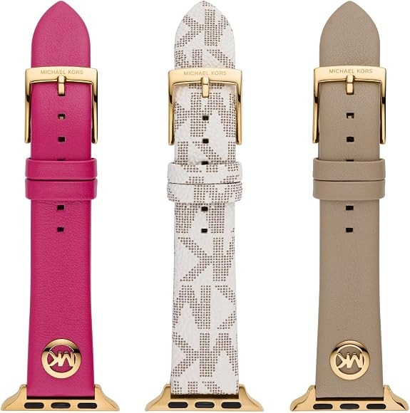Michael Kors Interchangeable Watch Band Compatible with Your 38mm/40mm/41mm Apple Watch- Straps f... | Amazon (US)