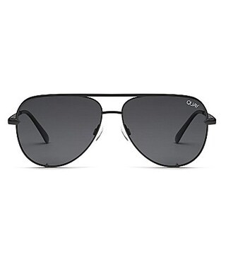 QUAY Women's Polarized High Key Mini Sunglasses - Black Smoke | Dillard's