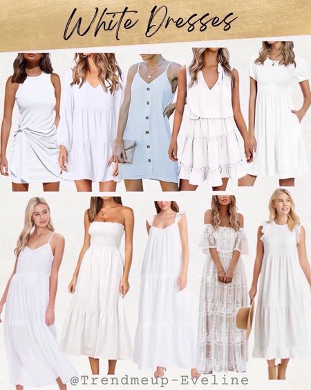 White dress for spring! 
Vacation outfit, spring outfit, beach outfit, Easter dress, Easter outfit, travel outfit, Amazon finds 



#LTKstyletip #LTKSeasonal