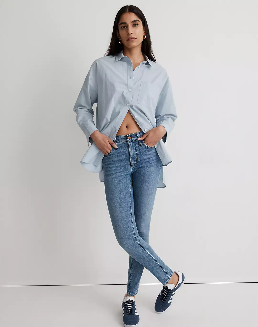 9" Mid-Rise Skinny Jeans in Cloverdale Wash | Madewell