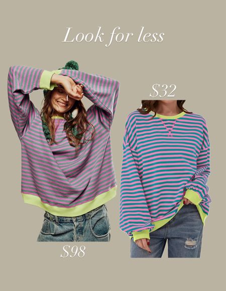 Amazon fashion find - Free People look for 1/3 of the price 
I sized up to XL to get the same oversized fit look as the FP one 


#LTKstyletip #LTKfindsunder50