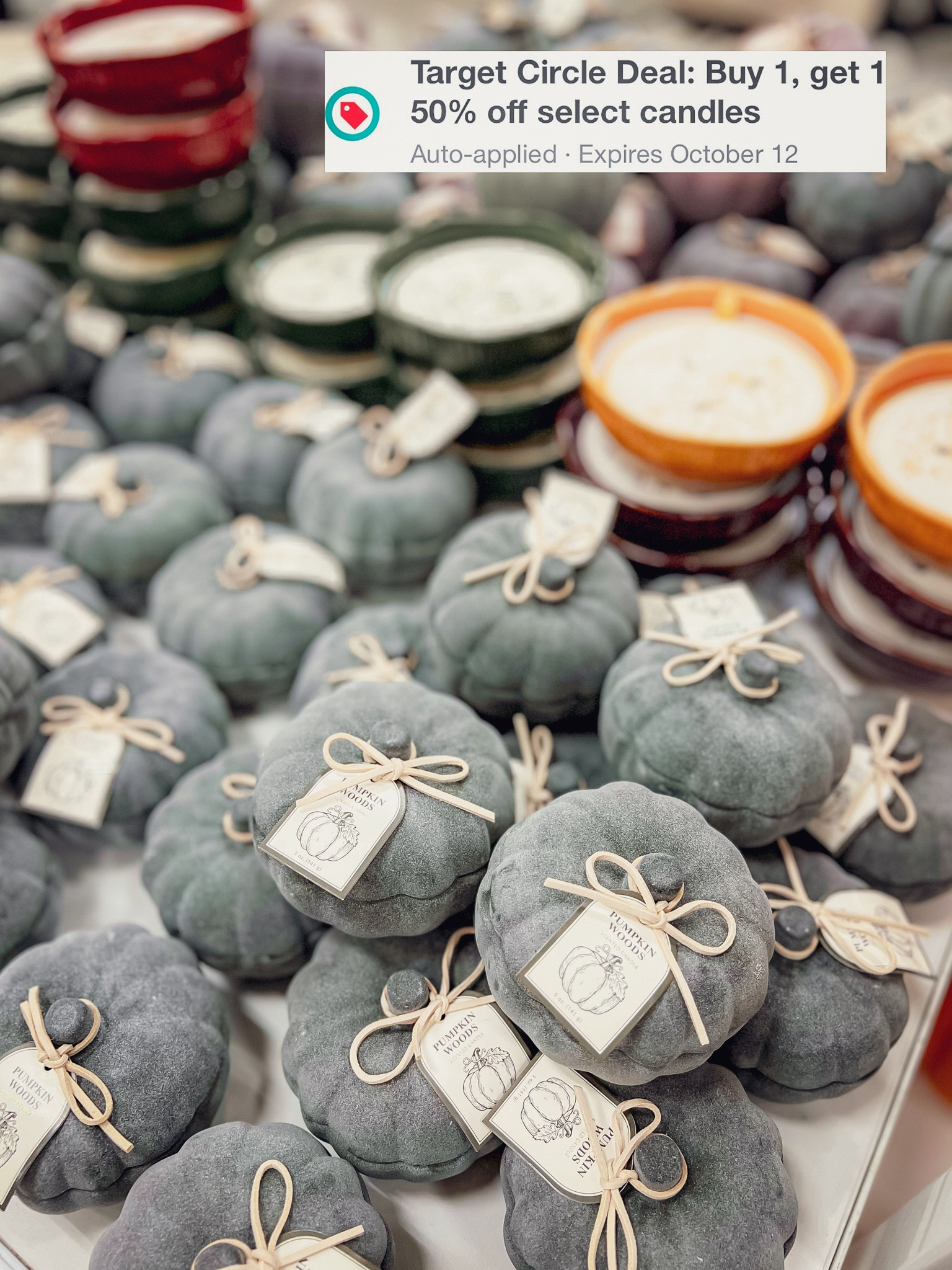 Target Circle Week! Selected Treshold Candles BUY 1 GET 1 50% OFF! 

#LTKSaleAlert #LTKHome #LTKxTarget