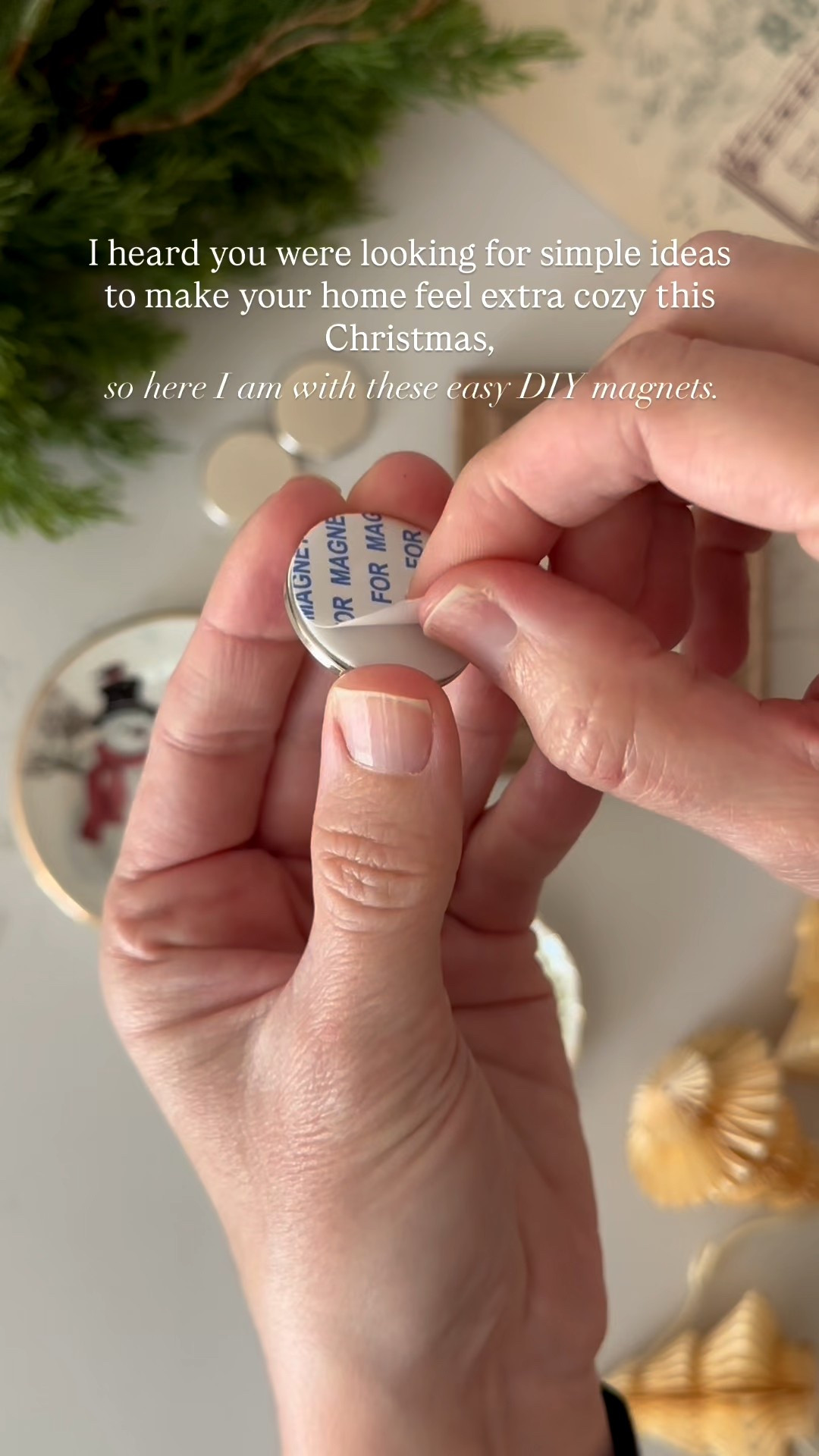 You might remember the DIY fridge magnets I shared a few weeks ago, well here’s the Christmas version.

#LTKHome #LTKHoliday #LTKFindsUnder50