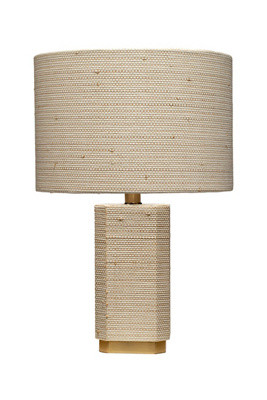 Haisley Bleached Raffia Table Lamp | Anthropologie (US)
