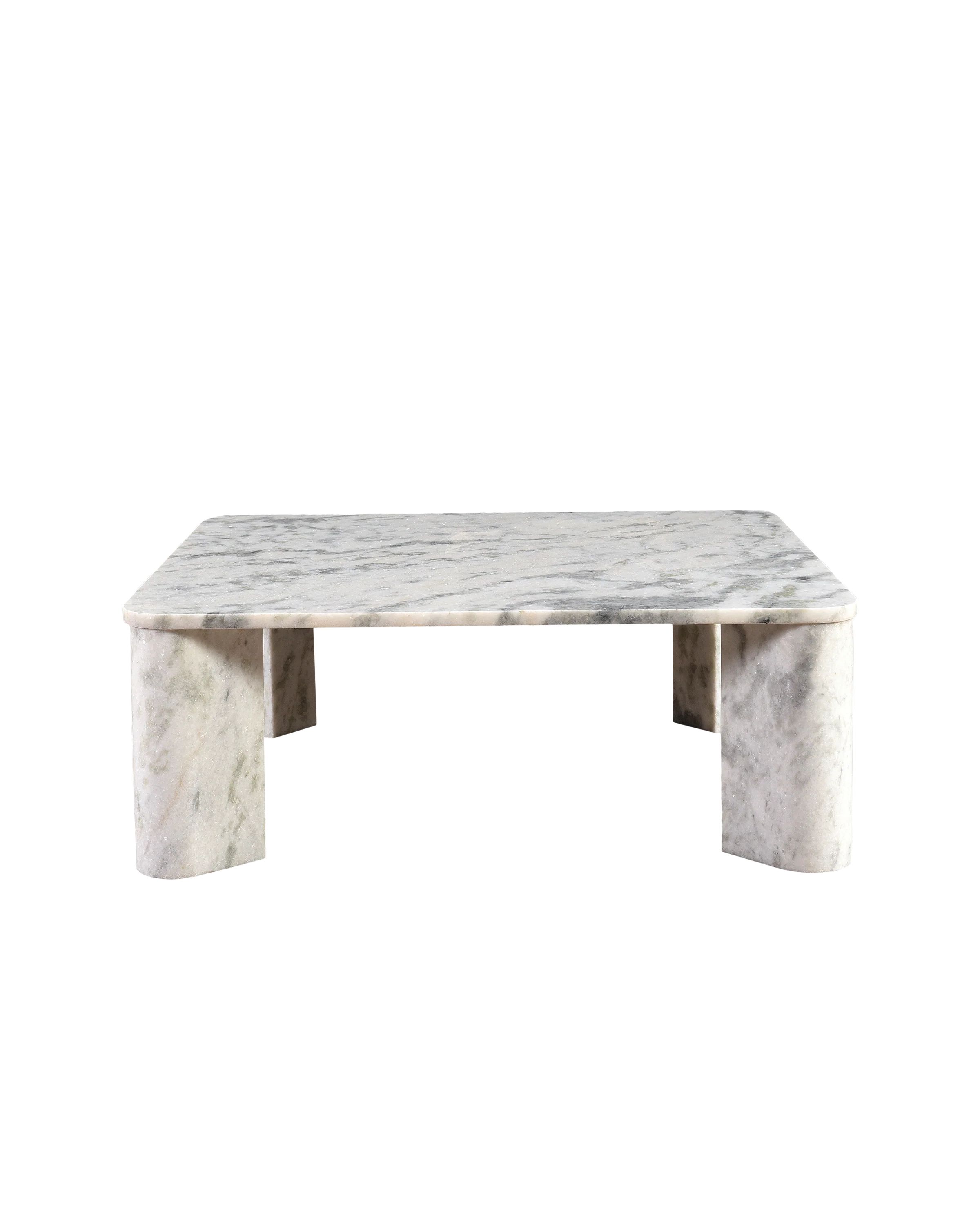 ENCLAVE ASHEN GREY MARBLE TABLE | Off-White Palette