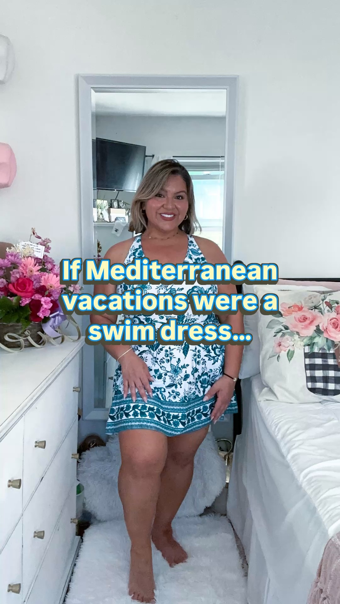 If Mediterranean vacations were a swim dress… 🌊✨

This boho print @Bloomchic  swim dress has me feeling like I’m strolling through a seaside village in Greece. The ruching is flattering, the print is stunning, and it even has pockets.

BloomChic really knows how to make swimwear that feels beautiful and comfortable at the same time. 🤍

#BloomChic #SwimDress #CurvyStyle #PlusSizeFashion #VacationVibes #SummerStyle #BeachReady

#LTKSwim #LTKMidsize #LTKPlusSize