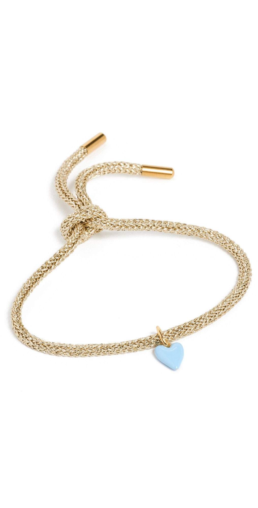 HART Metallic Bracelet with Blue Heart Charm Gold/Blue One Size | Shopbop