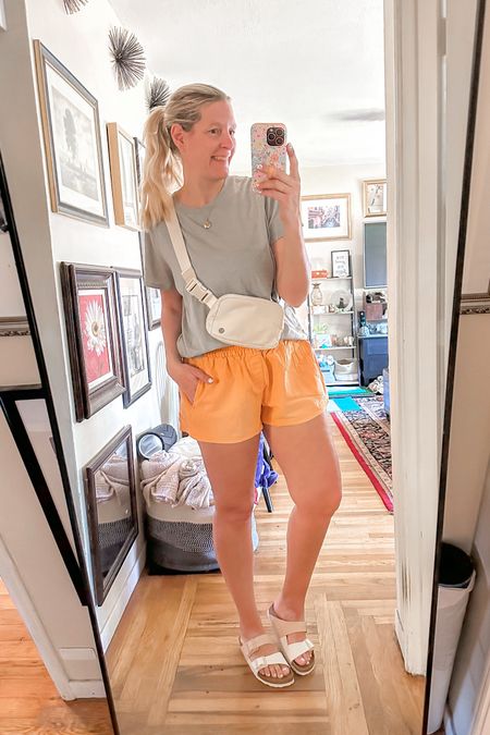 cute and good fitting shorts from aerie for the summer 

tee xl
shorts large 
sandals 8



#LTKOver40 #LTKSummerSales #LTKStyleTip