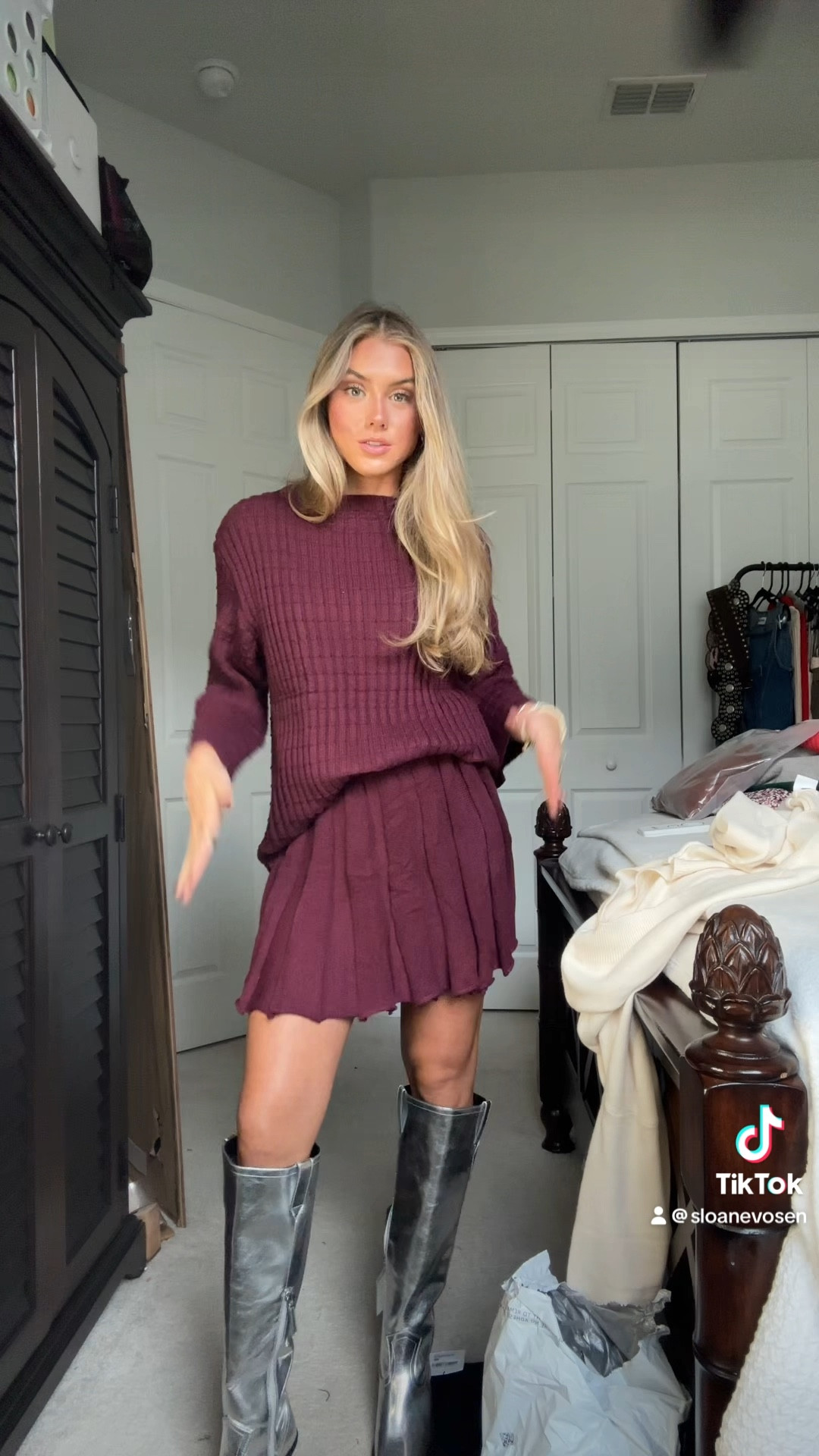 Amazon Yanekop Womens 2 Piece Sweater Skirt Set Loose Matching Lounge Sets Comfy Pajamas Set Long Sleeve Top and Skirt Sets. Walmart Scoop Women’s Faux Leather Tall Western Boots. Thanksgiving outfit inspo holiday outfit inspo holiday party outfit inspo cold-weather outfit 

#LTKWatchNow #LTKHoliday #LTKShoeCrush