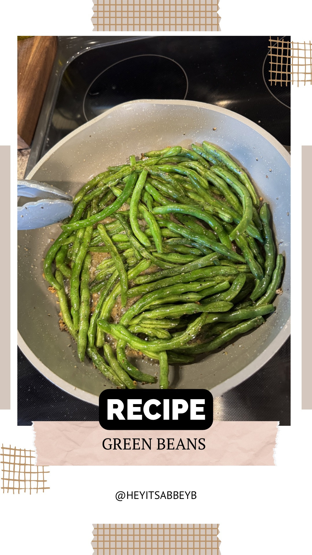 Home grown green beans from our garden just hit differently. 

Not much of a recipe, but wash and snip your ends to the beans. 

Place beans in pan with about 1-2 inches of water. Cook for 5-ish minutes. Drain and set beans out of pan. 

Melt 3 Tablespoons of butter and 3 cloves of garlic until fragrant. Add green beans, salt, pepper and cook for another 5 minutes. Enjoy! 




#food #foodlover #foodgasm #foodies #foodoftheday

#LTKfoodie #LTKvlog #LTKU