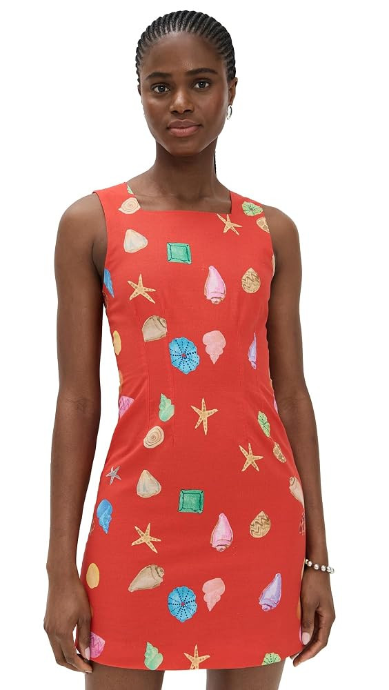 Women's Red Shell Ioana Mini Dress | Amazon (US)