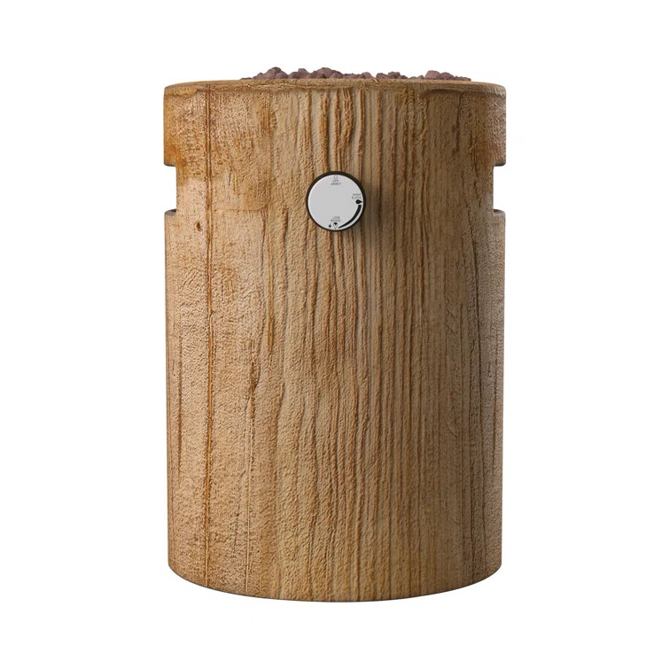 Estivo 10'' H x 14'' W Concrete Propane Outdoor Fire Column | Wayfair North America