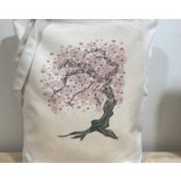 Cherry Blossom tote bag | Etsy (US)