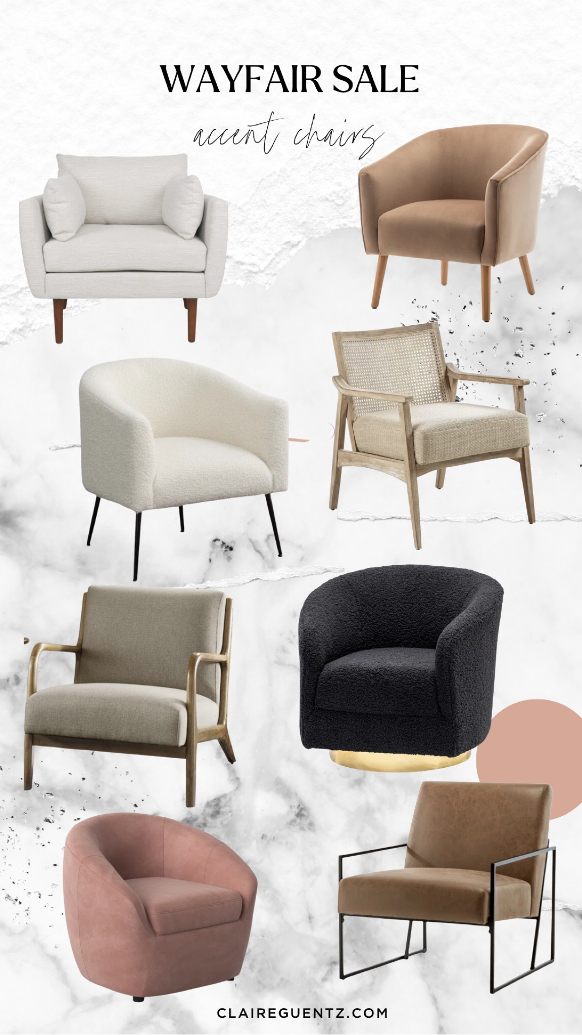 Wayfair sale; up to 50% off. 

Accent chairs, neutral chairs, living room chairs, swivel chairs, barrel chairs 

#LTKsalealert #LTKFind #LTKhome