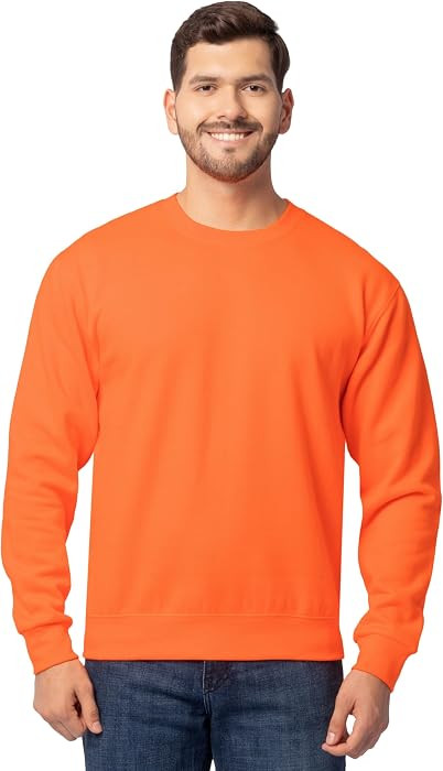 Fruit of the Loom Men's Eversoft Fleece Crewneck Sweatshirts, Moisture Wicking & Breathable, Size... | Amazon (US)