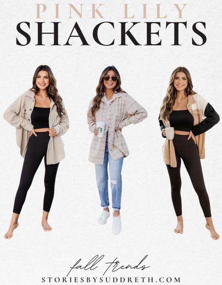 My favorite shackets from Pink Lily! 

fall outfits, fall fashion, jackets, plaid

#shackets #falloutfits #fallfashion #jackets #fall #pinklily

#LTKSeasonal #LTKSale #LTKstyletip