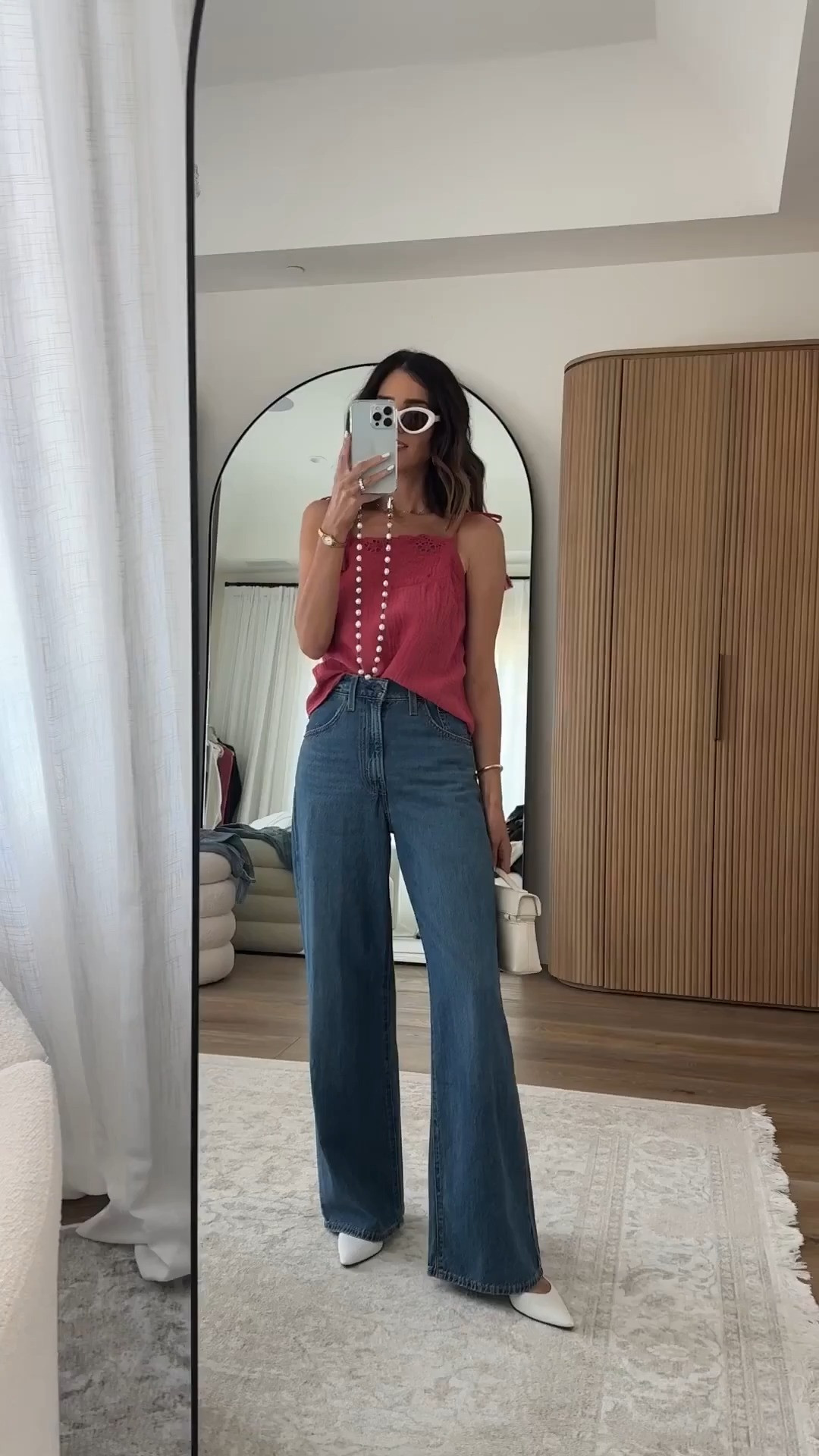 Sharing a different way I styled this set✨ I’m just shy of 5-7” wearing a size small top and size 25 jeans #stylinbyaylin #aylin #summer #summeroutfit 

 #LTKgrwm #LTKootd #LTKSeasonal