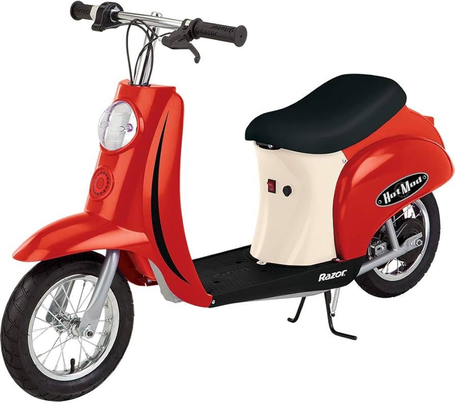 Razor Pocket Mod Electric Scooter – Vintage European Style Moped, 15 MPH (24 KMH) High-Speed Fu... | Amazon (US)