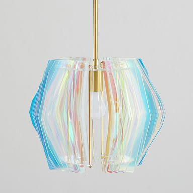 Faceted Iridescent Pendant | Pottery Barn Teen | Pottery Barn Teen