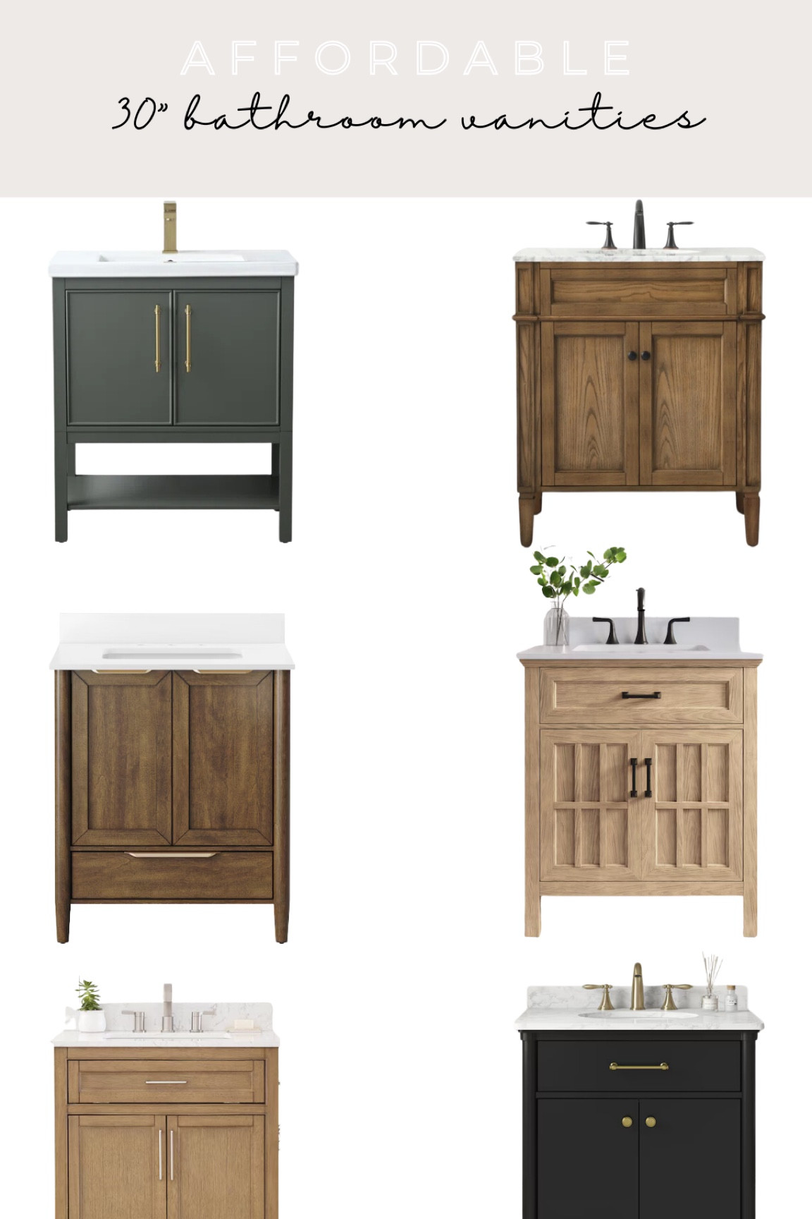 Bathroom Vanity | 30” Bathroom Vanity | Bathroom Vanity Ideas | Premade Bathroom Vanity | Pre manufactured Bathroom Vanity | Bathroom Makeover on a budget | Affordable bathroom makeover ideas | Lowe’s bathroom vanity | Wayfair bathroom vanity | 30” bathroom vanity ideas | 30” bathroom vanity with drawers | 30” bathroom vanities | premade bathroom vanities | lowes bathroom vanities | lowes bathroom vanity single sink | Lowe’s bathroom vanity farmhouse | lowes bathroom vanity ideas | lowes bathroom vanity with white marble top 

#LTKSaleAlert #LTKHome