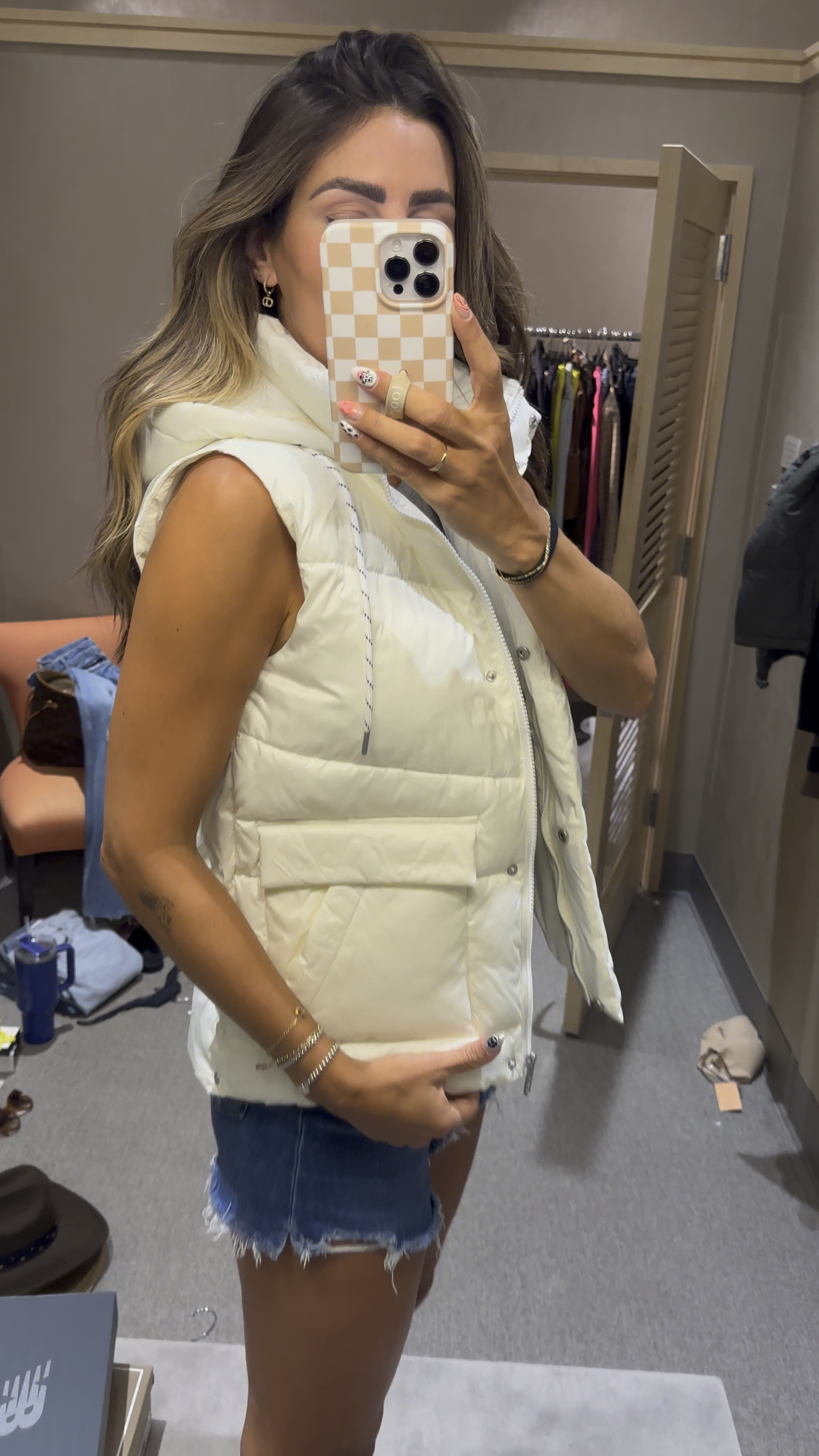 Quilted Hooded Cocoon Vest curated on LTK