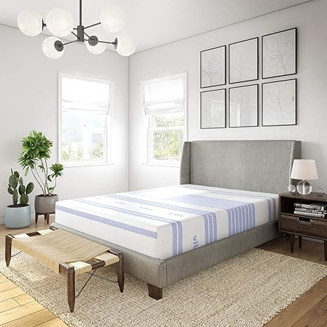 Vibe 12-Inch Gel Memory Foam Mattress | Bed in a Box, [Mattress Only], Queen | Amazon (US)