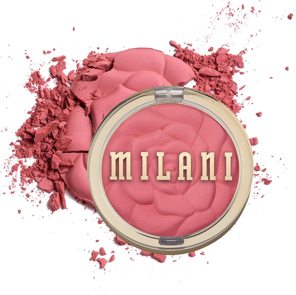 Milani Rose Powder Blush - Wild Rose (0.6 Ounce) Cruelty-Free Blush - Shape, Contour & Highlight ... | Amazon (US)