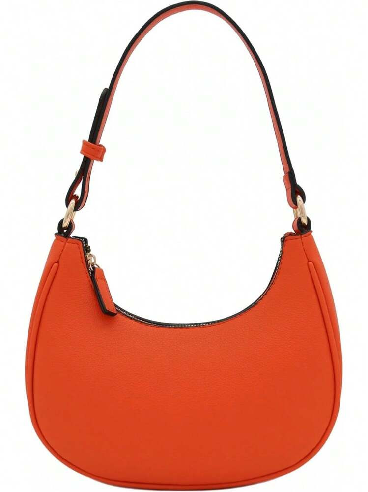 FashionPuzzle Small Crescent Shoulder Bag Underarm Purse | | SHEIN