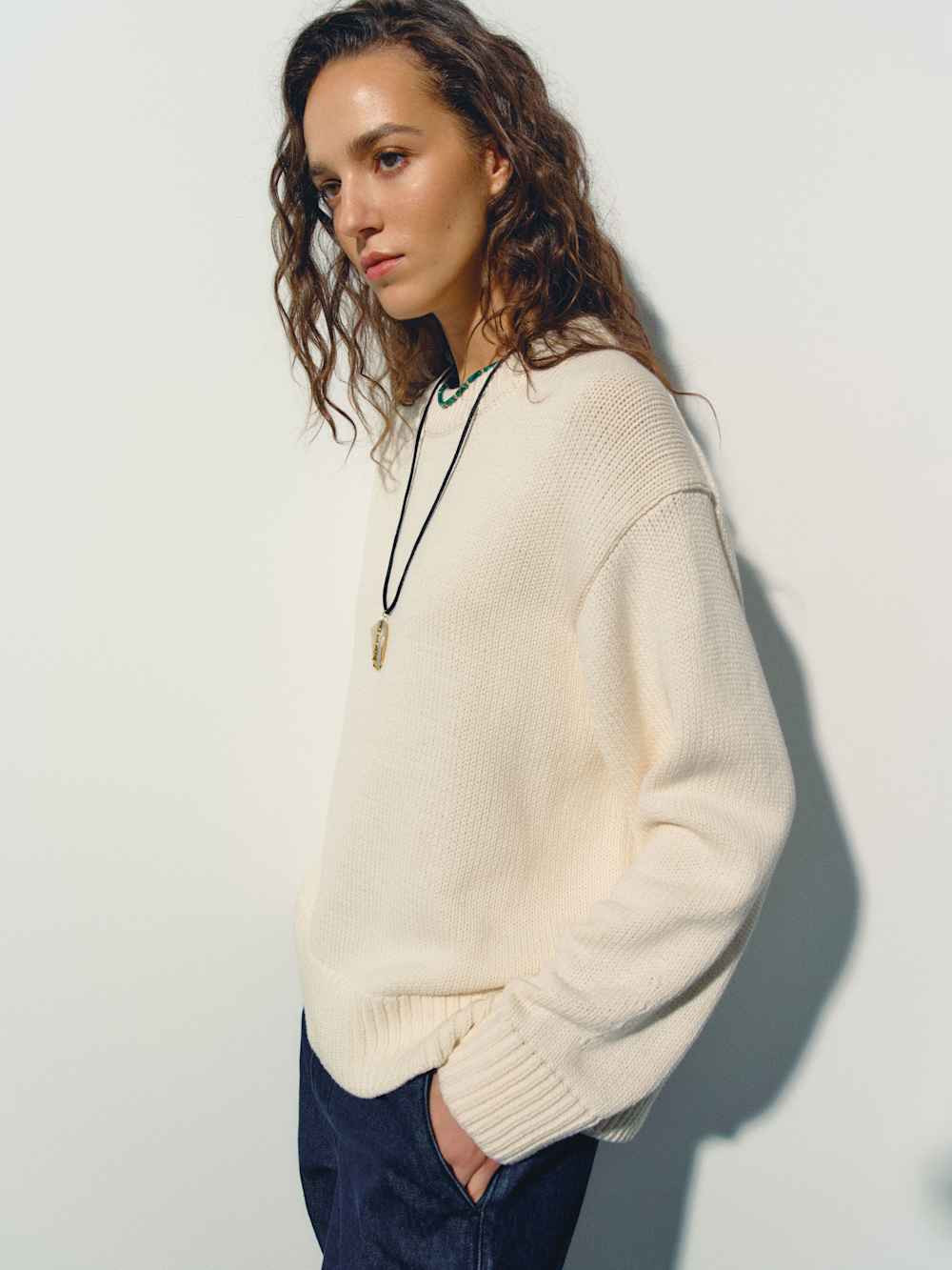 Cove Cotton Oversized Crew | Reformation (Global)