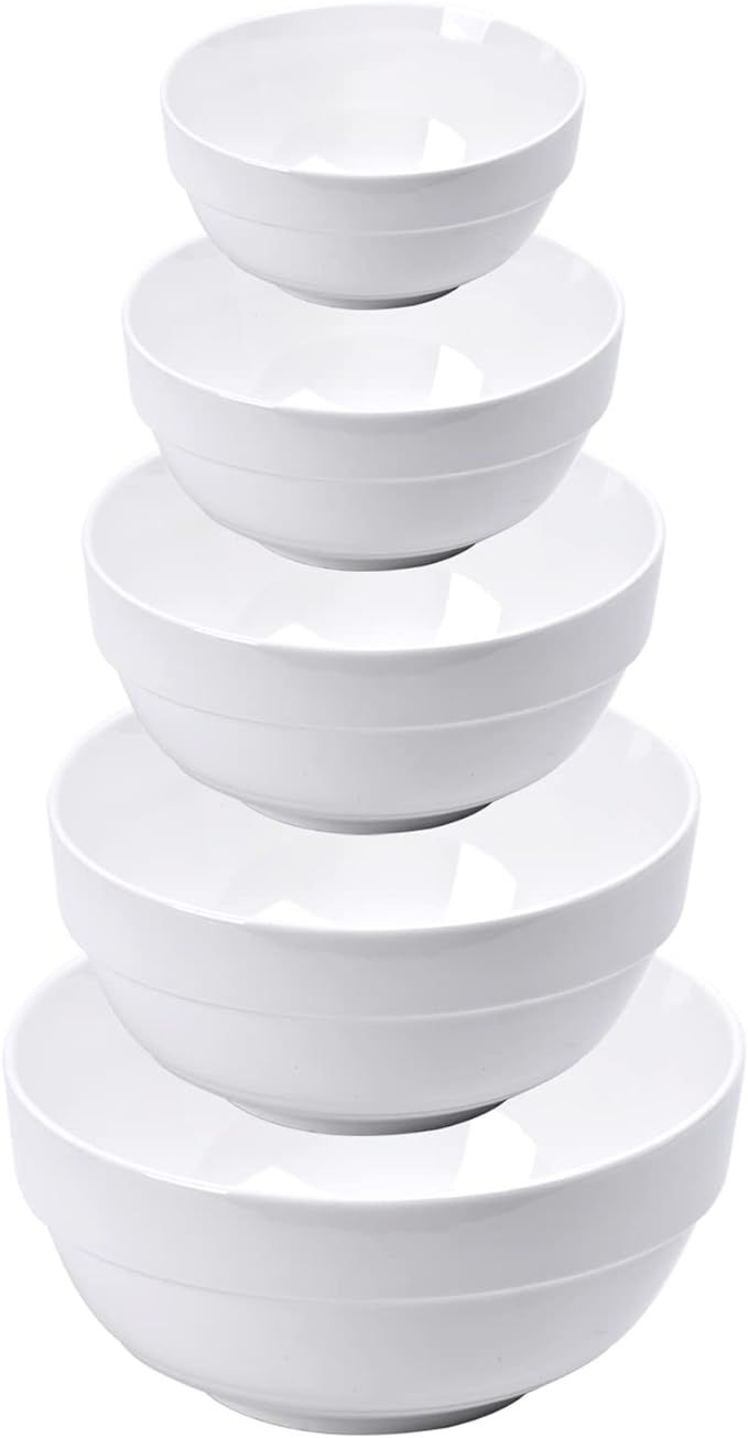 JSYMJSY Upgraded Ceramic Bowls Set, Scratch & Stain Resistant, Thick-Edge Non-Slip & Anti-Scald, ... | Amazon (CA)